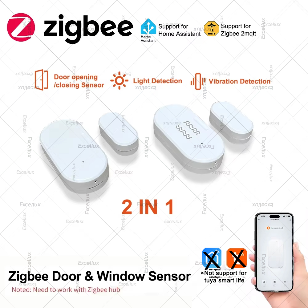 Home Security Door - Zigbee 3.0 Door Window Sensor With