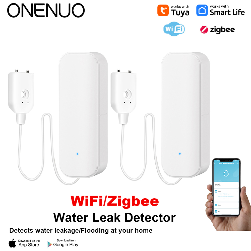 Home Security Alarm System - WiFi/Zigbee Water Sensor Tuya Leakage Alarm
