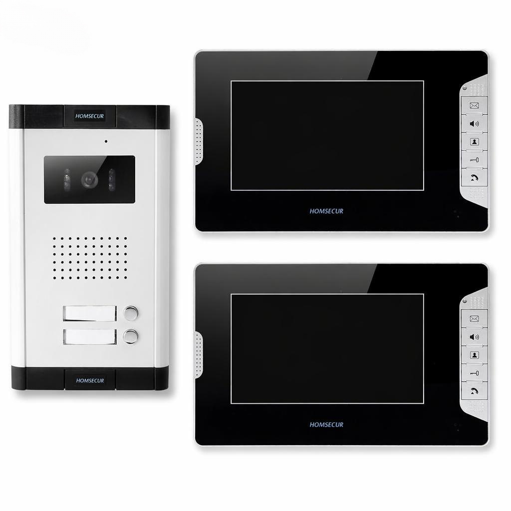 Home Security Video Cameras - 4 Wire 2 Family Video Door