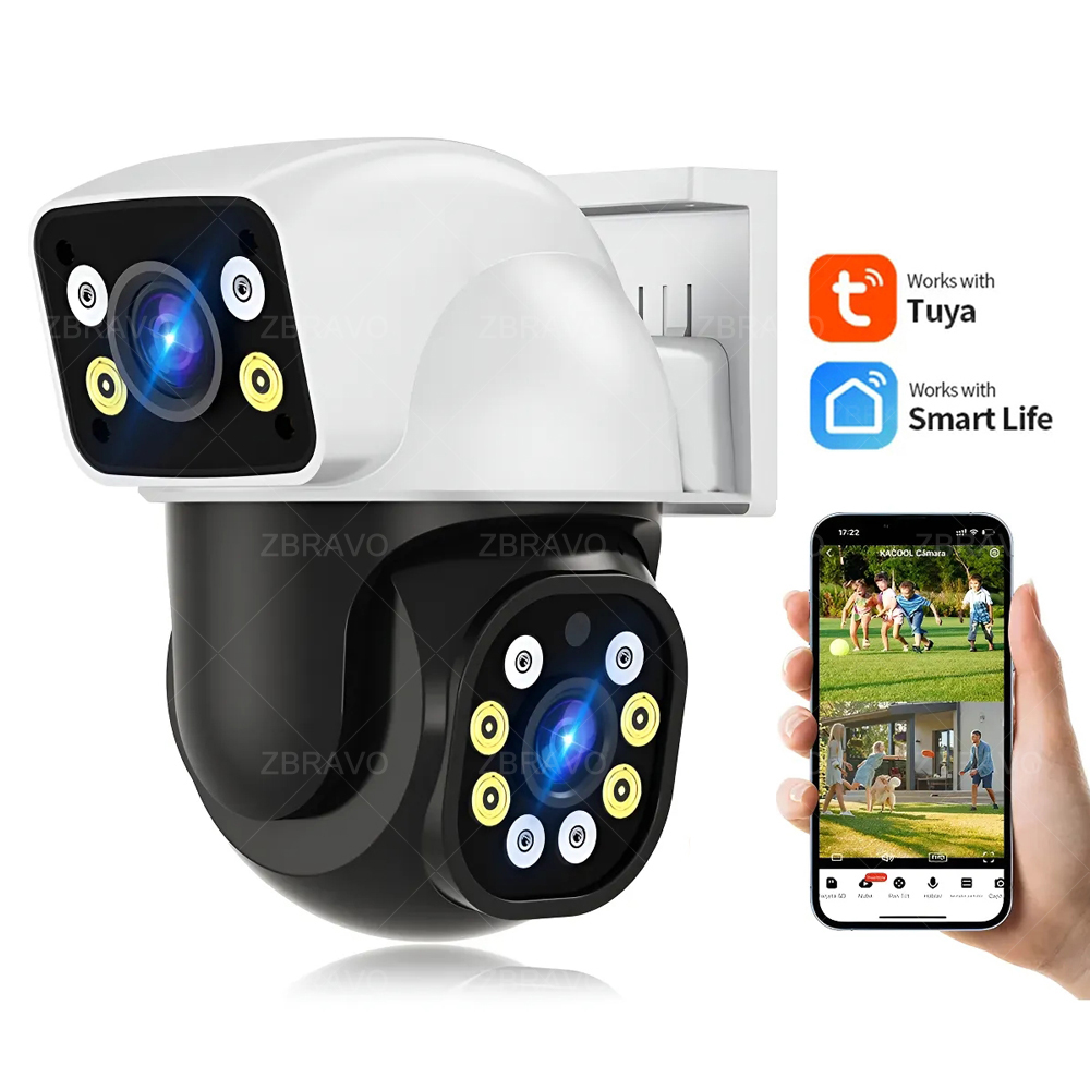 Home Security For Apartments - Smartlife 8MP WiFi Tuya Outdoor Camera