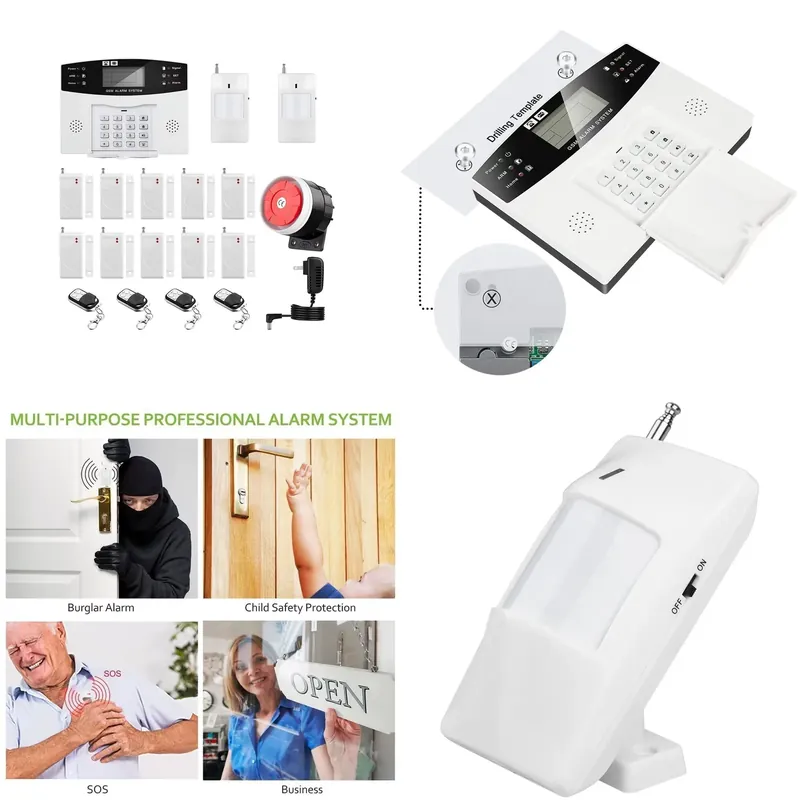 Home Security System - House Burglar Alarm Kit Auto Dial