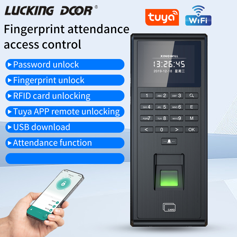 Home Security System - Tuya Smart Biometric Fingerprint Recognition Time