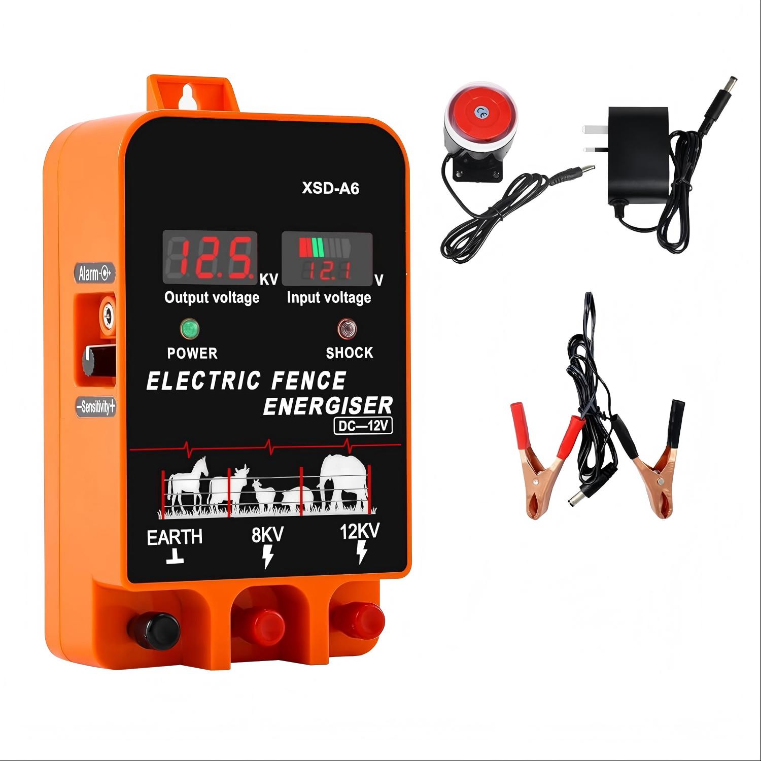 Home Security Electric Fence - 20KM Electric Fence Energizer 5.5 Joule