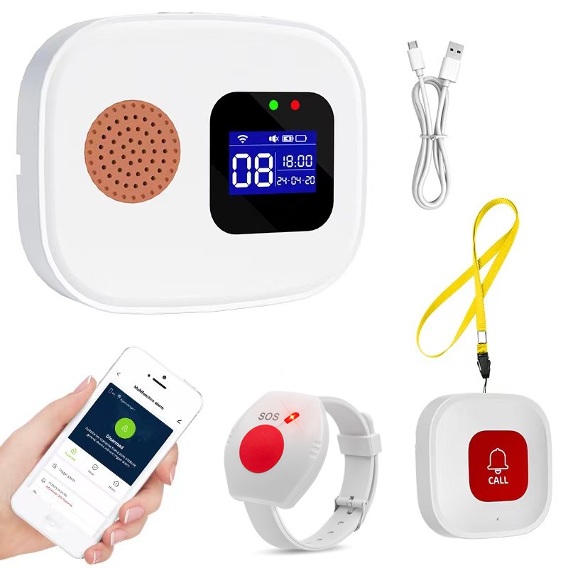 Home Security And Monitoring - Emergency Call Button for Seniors, Tuya
