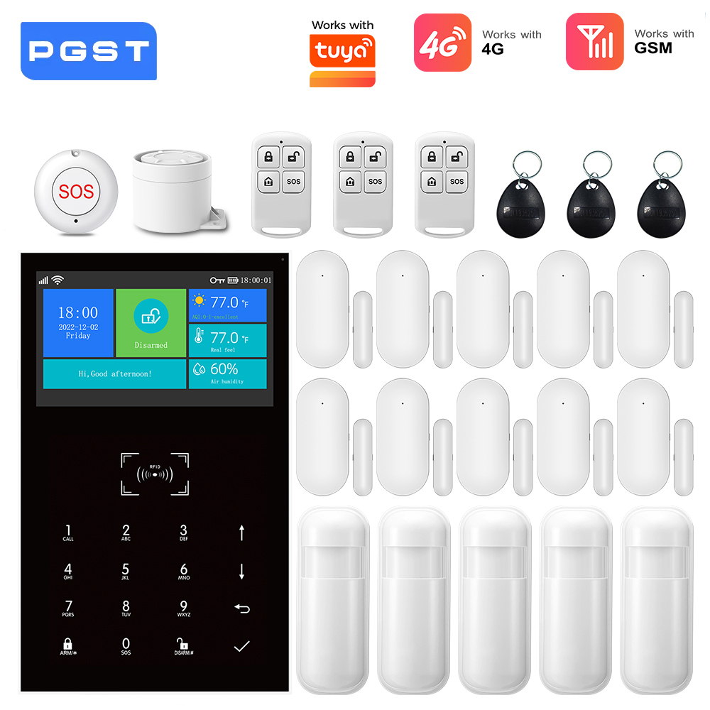Home Security Technician - 4G GSM WiFi Alarm System Work