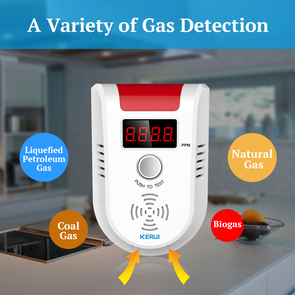 KERUI GD13 LPG GAS Detector Al - đánh giá và giá Home Security System