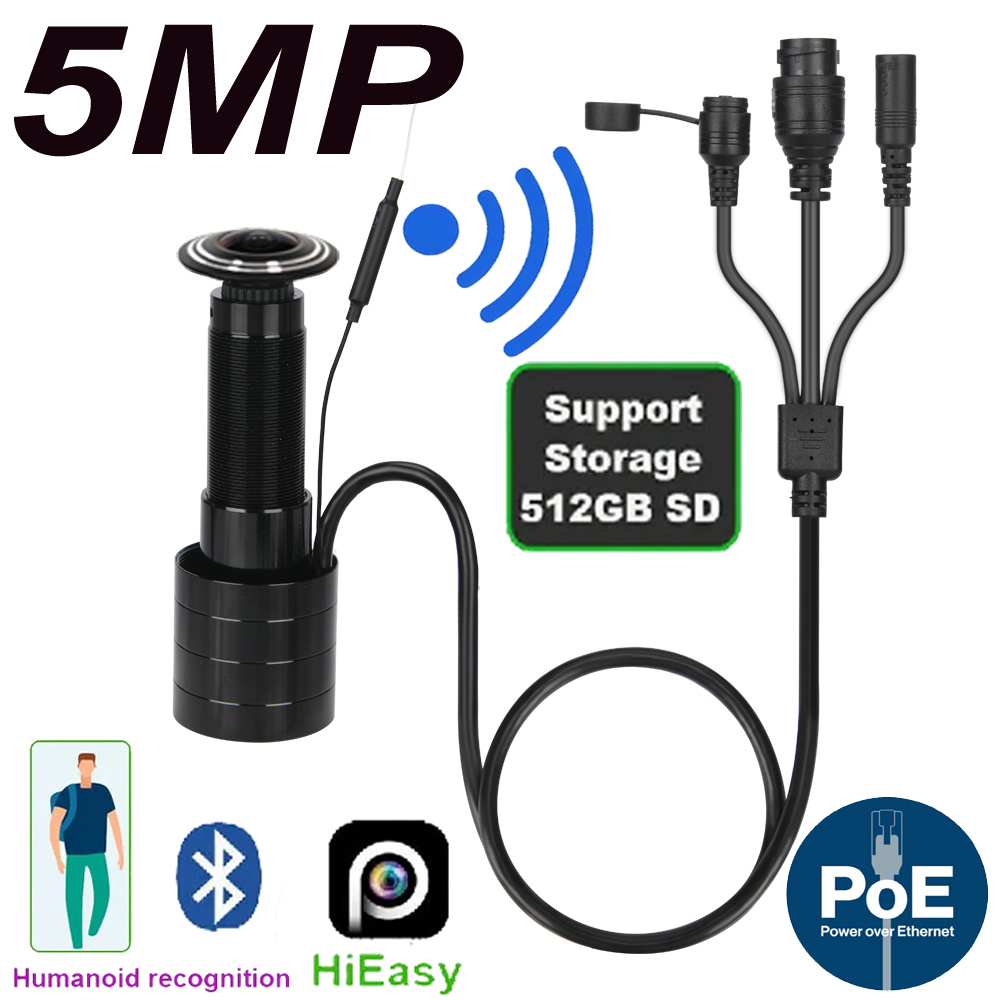 5MP Door Eye IP POE Camera Min - đánh giá và giá Home Security Technician