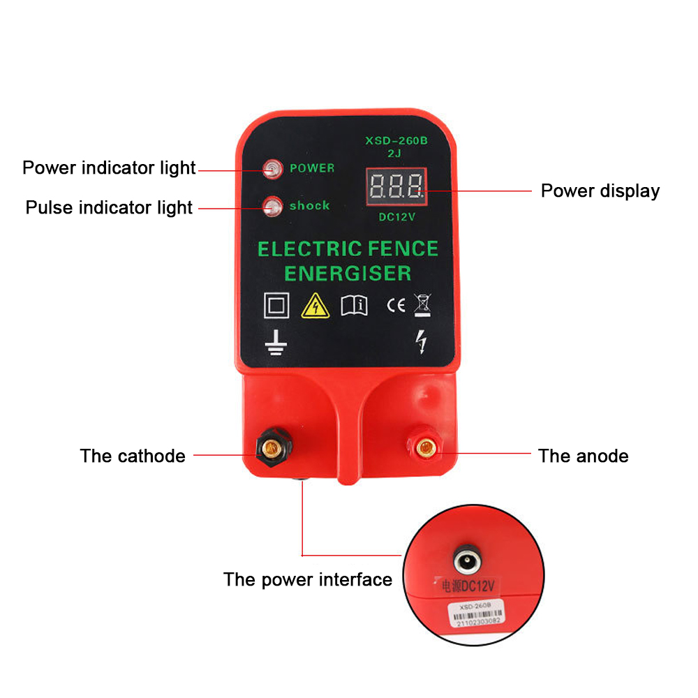 Livestock High Voltage Pulse C - đánh giá và giá Home Security Electric Fence