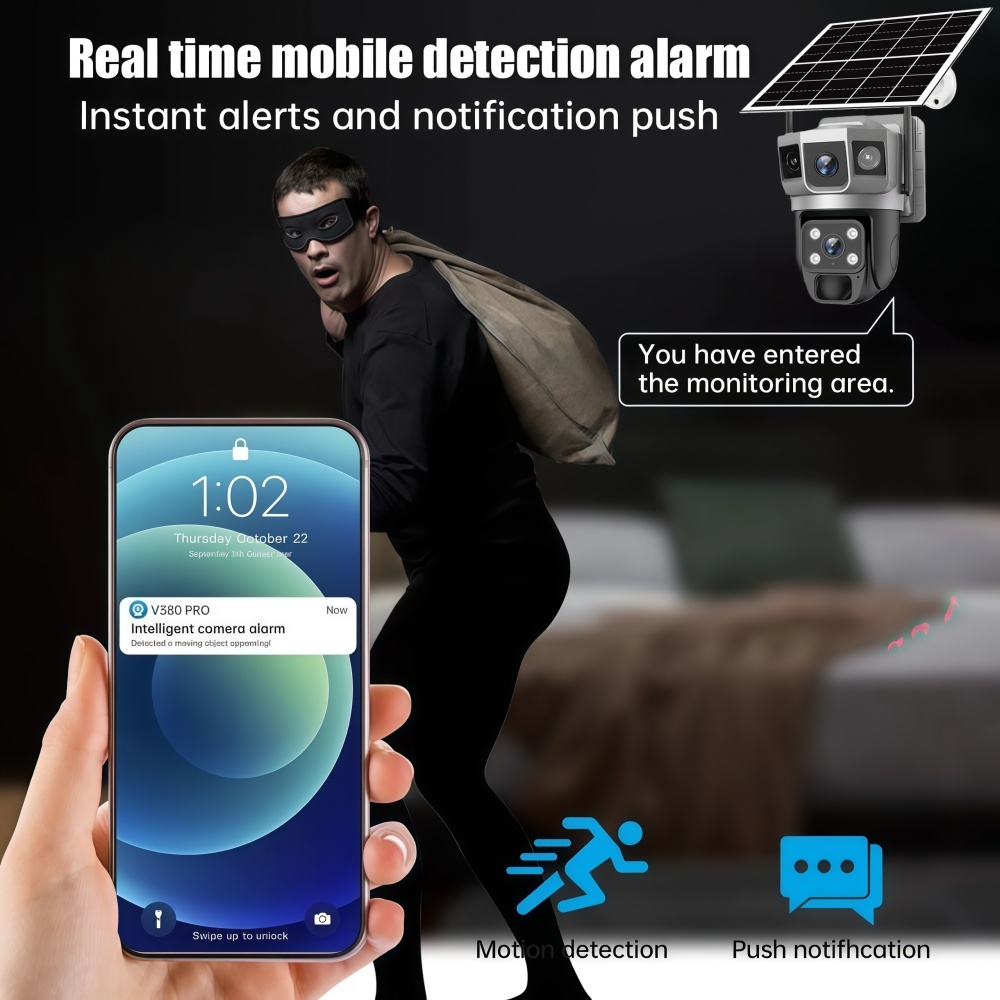 4G Camera Outdoor Solar Survei - đánh giá và giá Home Security For Apartments