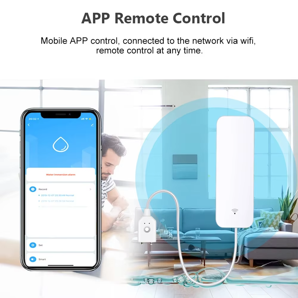 ZigBee WiFi Water Leak Sensor  - đánh giá và giá Home Security Tools