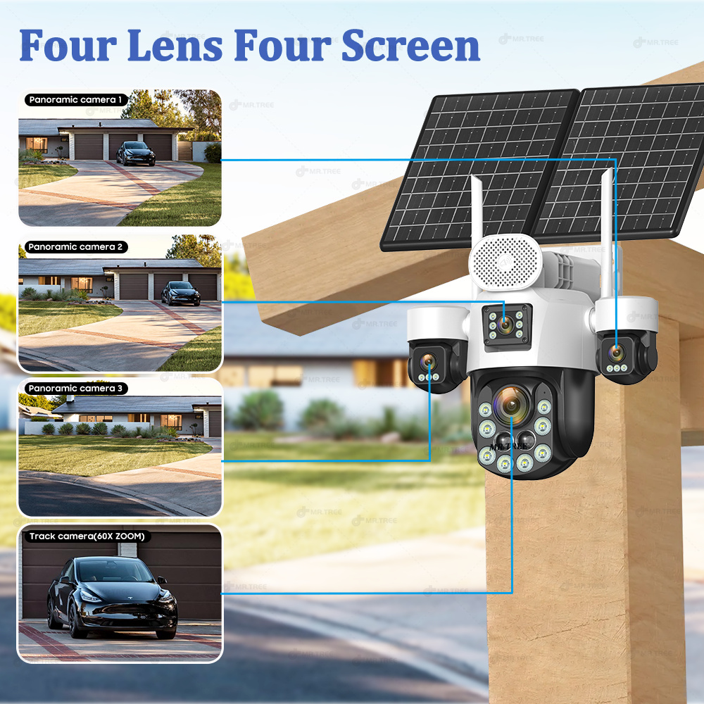 AOV Four Lens Outdoor Surveill - đánh giá và giá Home Security For Apartments