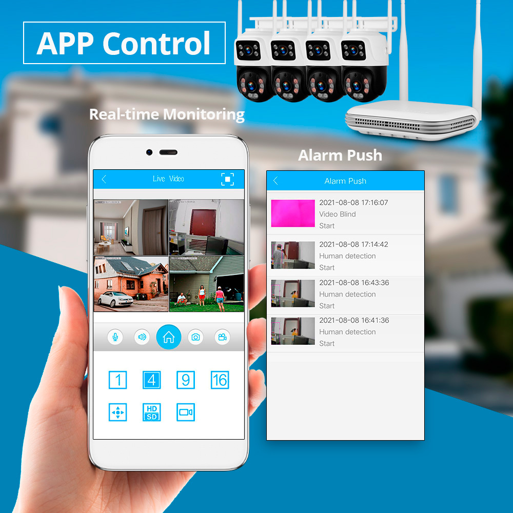 KERUI Waterproof 6MP HD Wirele - đánh giá và giá Home Security For Apartments