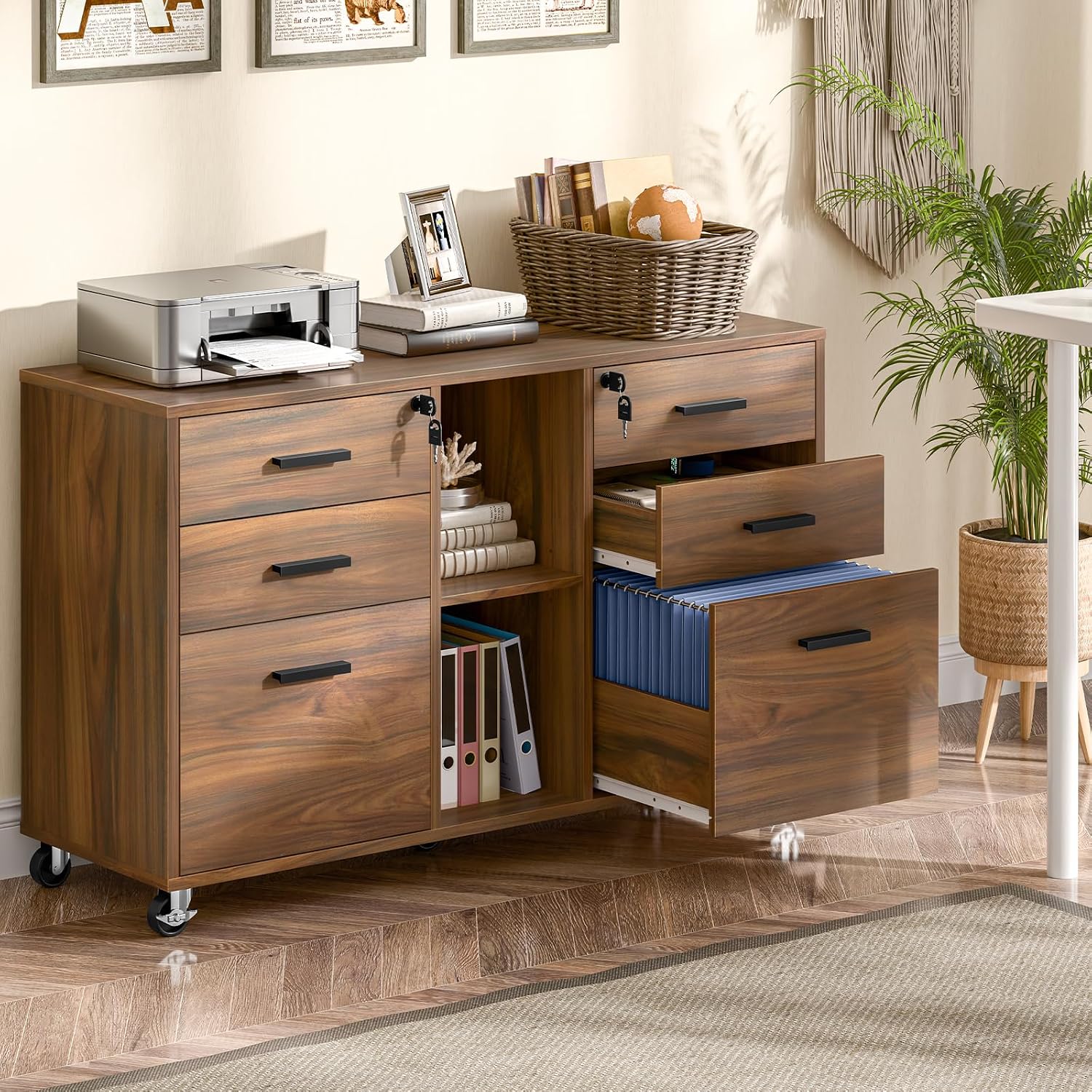 Large Six Drawer Mobile Latera - đánh giá và giá Home Security Features