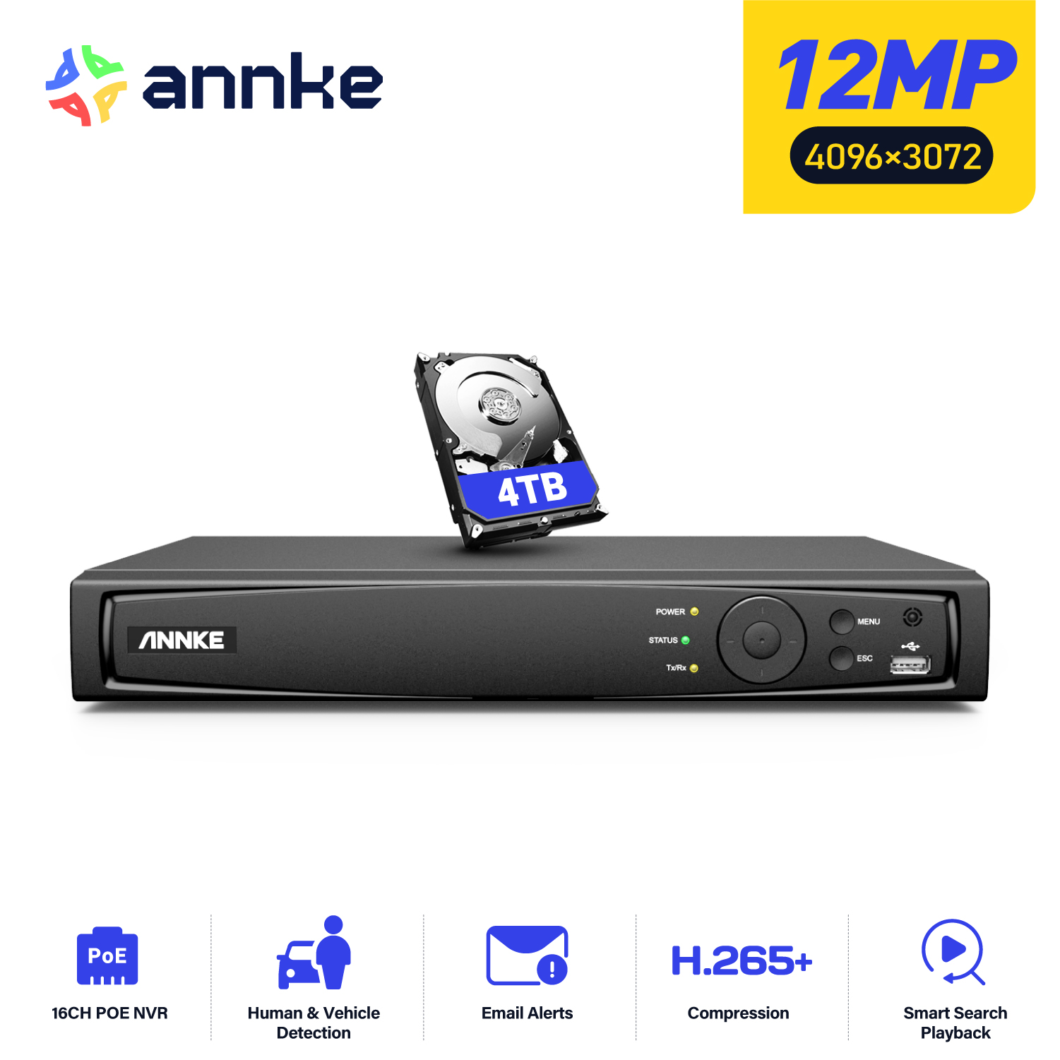 ANNKE 12MP POE NVR Network Vid - đánh giá và giá Home Security And Cameras