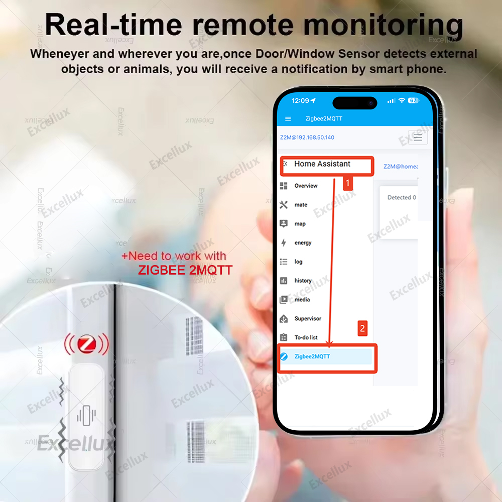 Zigbee Smart Vibration Sensor  - đánh giá và giá Home Security And Monitoring