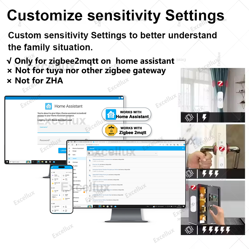 Zigbee Smart Vibration Sensor  - đánh giá và giá Home Security And Monitoring