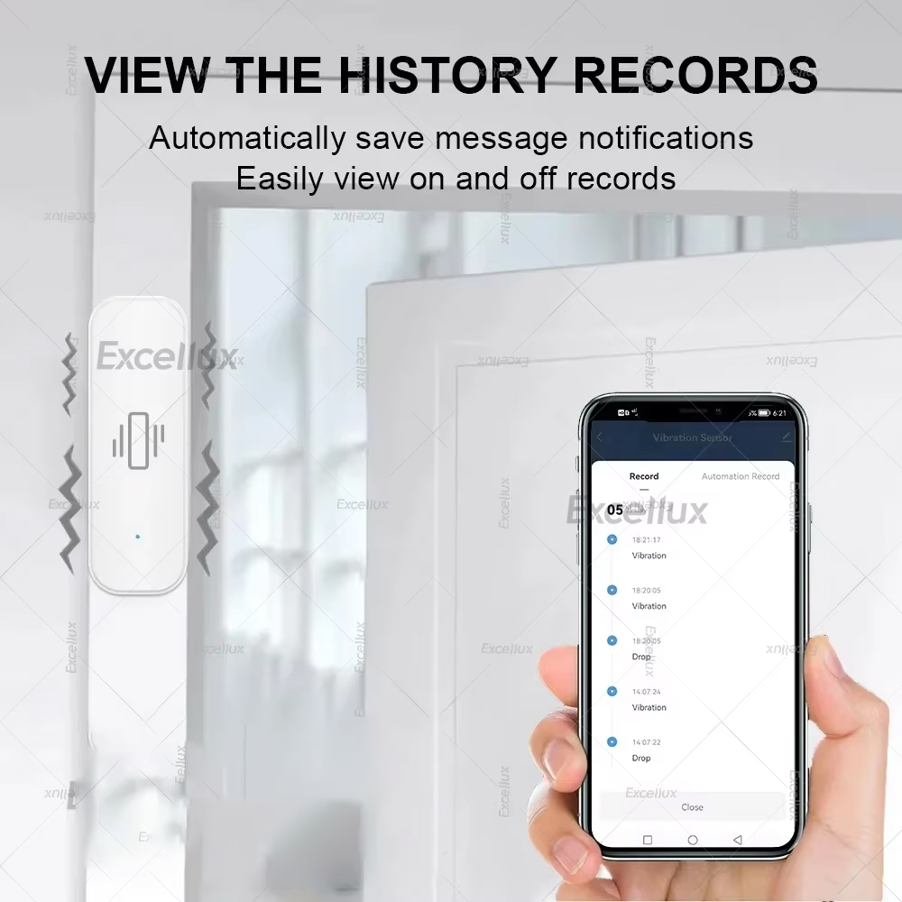 Zigbee Smart Vibration Sensor  - đánh giá và giá Home Security And Monitoring