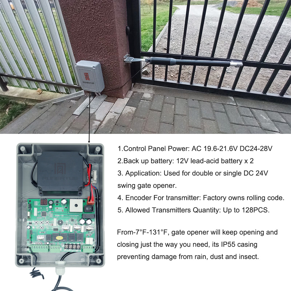 Electric Gate Opener Medium Du - đánh giá và giá Home Security Electric Fence