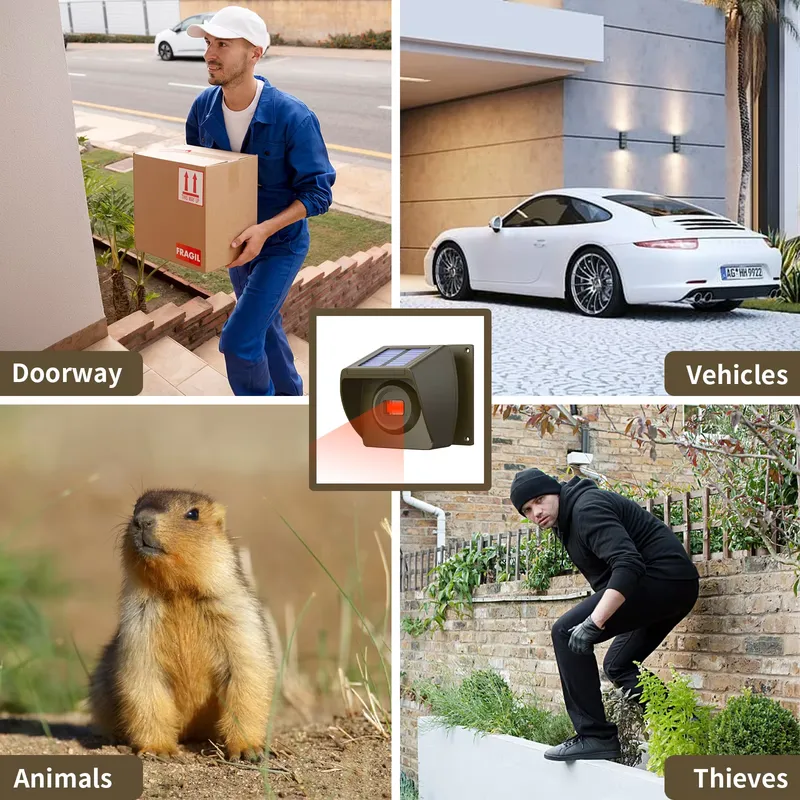 Outdoor Solar - Powered Wirele - đánh giá và giá Home Security Alarm System