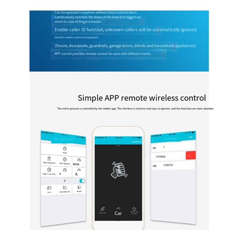 B04C-RTU5024 GSM Door Opener R - đánh giá và giá Home Security Door