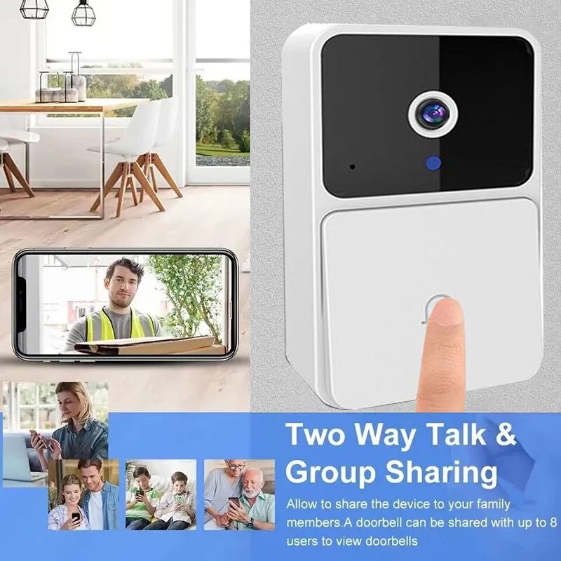 Wireless WiFi Video Doorbell f - đánh giá và giá Home Security Features