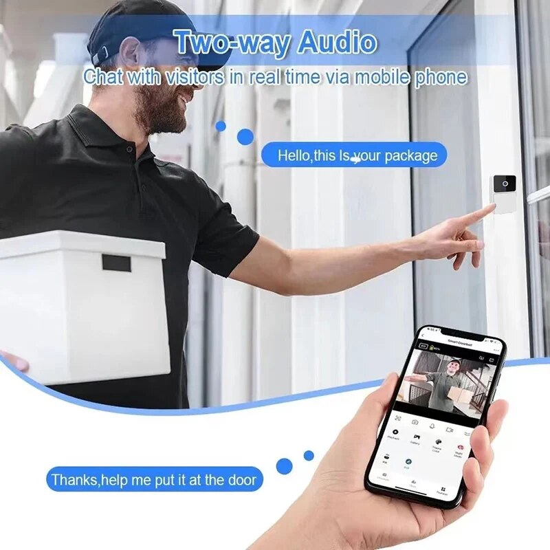 Wireless WiFi Video Doorbell f - đánh giá và giá Home Security Features