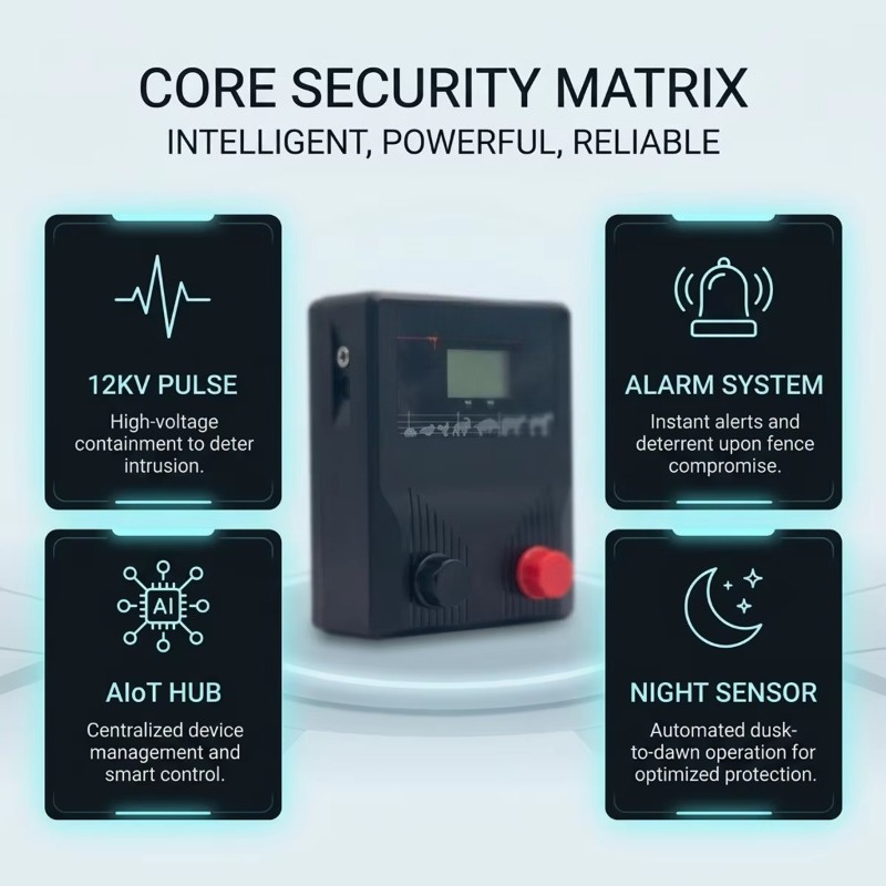 LX-PX350 Electric Security Fen - đánh giá và giá Home Security Electric Fence