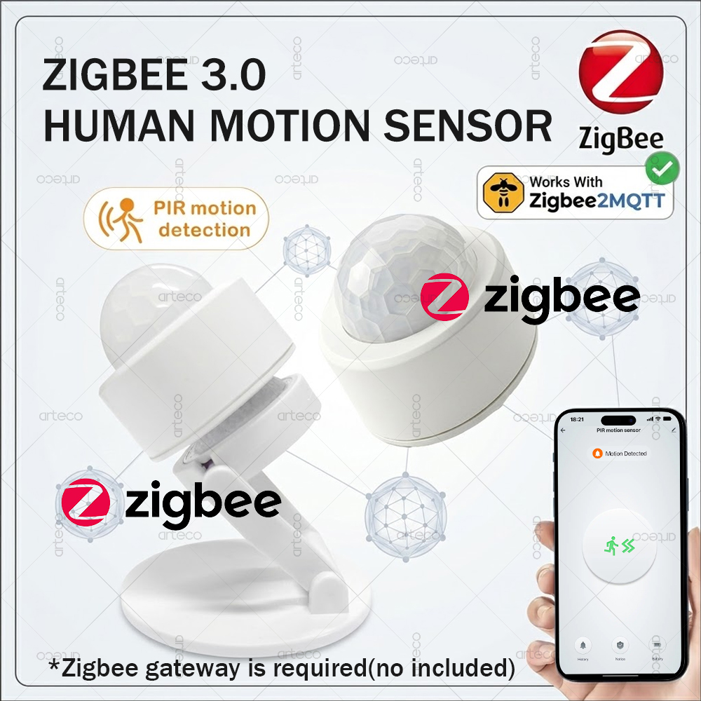 Zigbee 3.0 Mini PIR Motion Sen - đánh giá và giá Home Security Tools