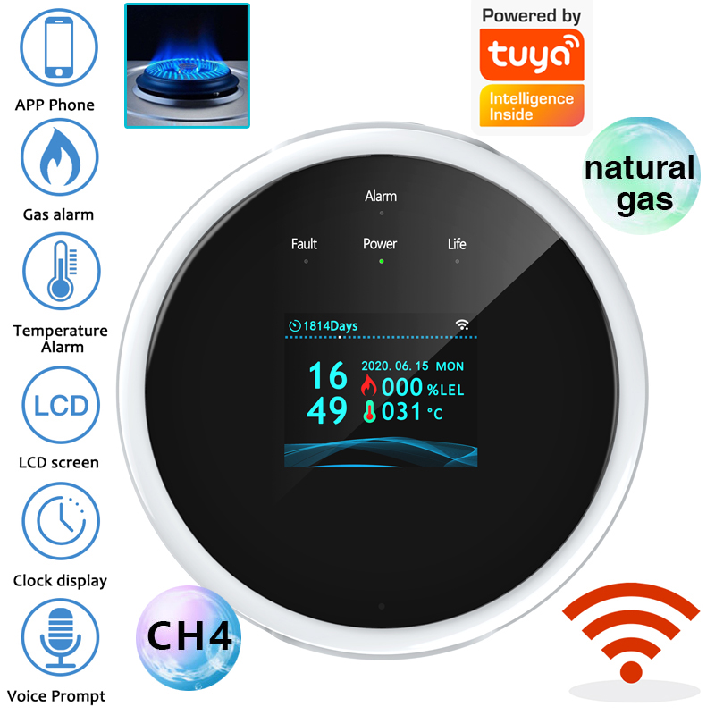 2.4G WiFi Gas Alarm Sensor Com - đánh giá và giá Home Security System