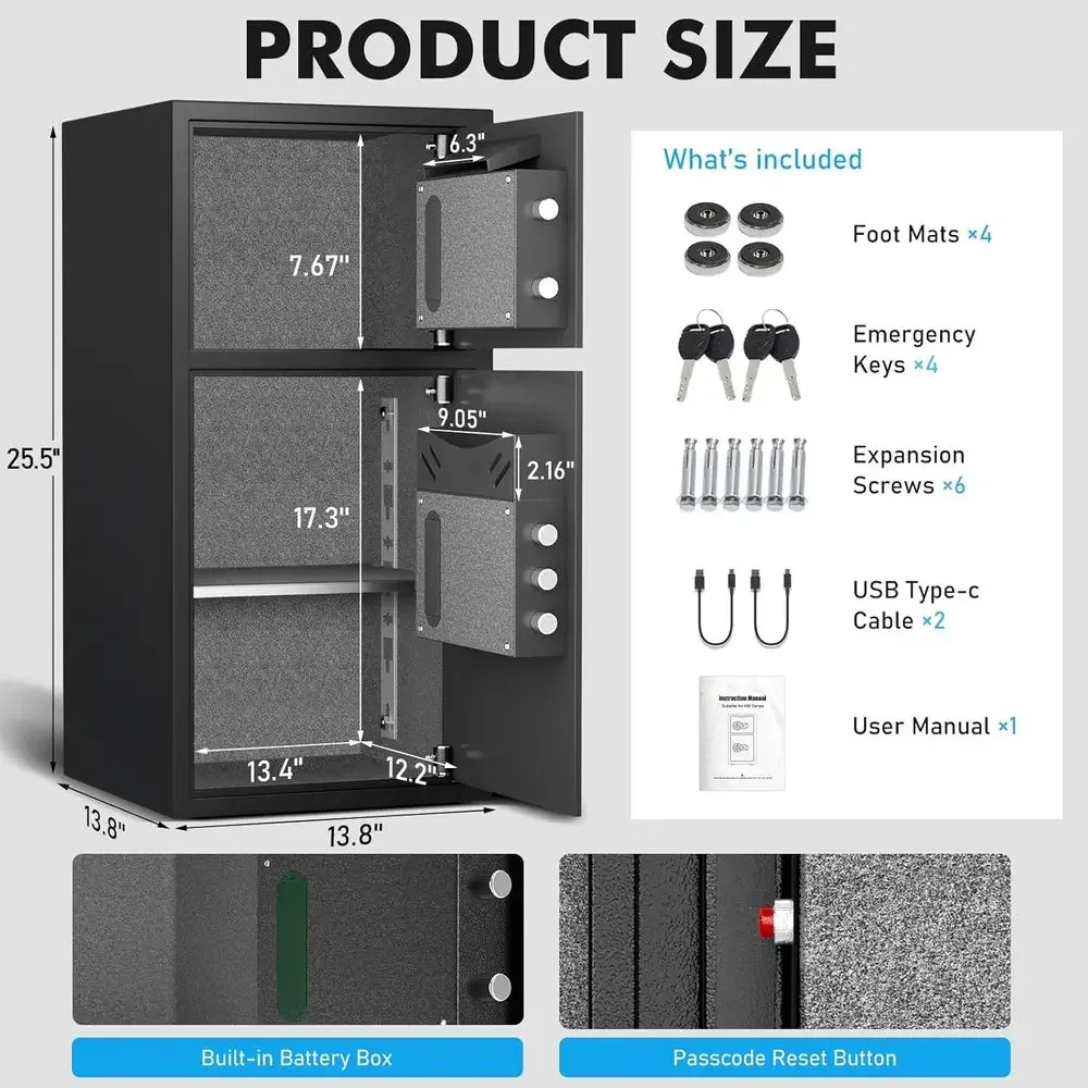 6.0 Cu. Ft. Waterproof Securit - đánh giá và giá Home Security Features