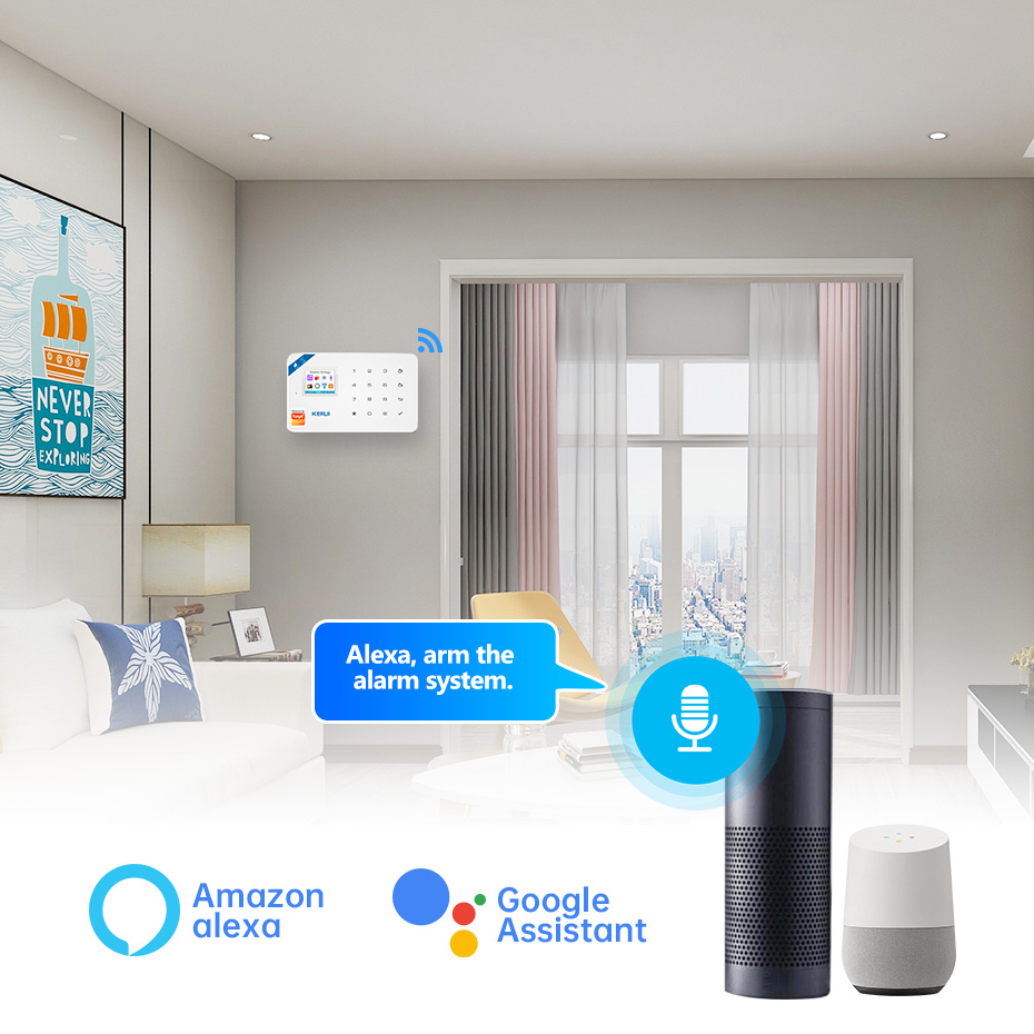 KERUI Security Alarm System Ki - đánh giá và giá Home Security Technician