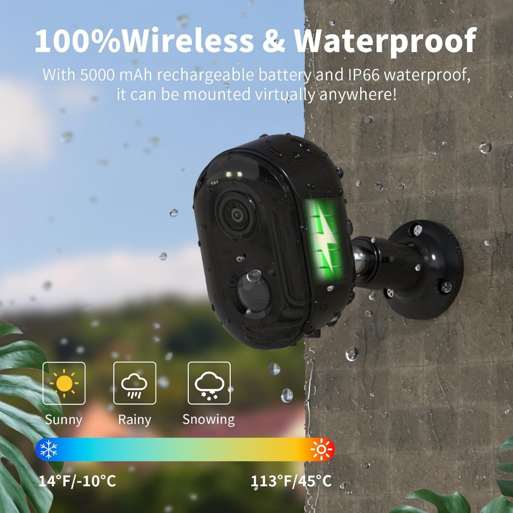 Outdoor Security Cameras, 2K N - đánh giá và giá Home Security And Cameras