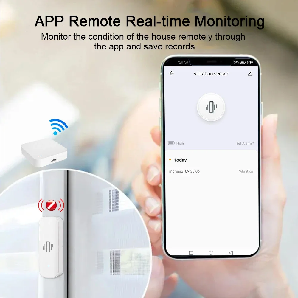 Tuya WiFi/Zigbee Smart Vibrati - đánh giá và giá Home Security And Monitoring