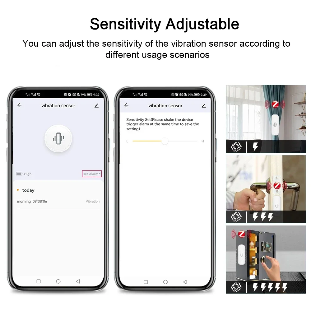 Tuya WiFi/Zigbee Smart Vibrati - đánh giá và giá Home Security And Monitoring