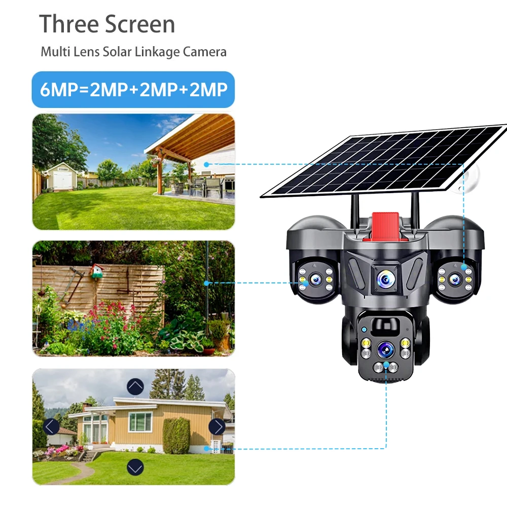 KERUI Outdoor PTZ 6MP 4G SIM W - đánh giá và giá Home Security For Apartments