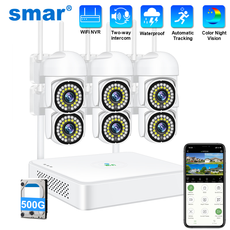 Smar 3MP Wireless CCTV Securit - đánh giá và giá Home Security For Apartments